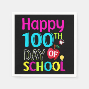 Happy-100-th-day-of-school Napkin
