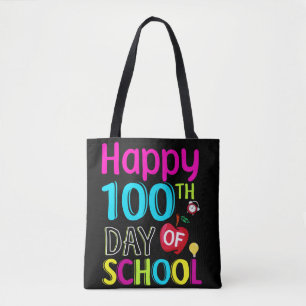 Happy-100-th-day-of-school Tote Bag
