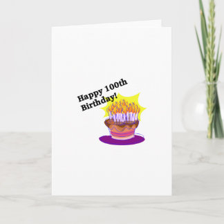 Happy 100th Birthday Card