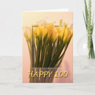 Happy 100th Birthday Greeting Card