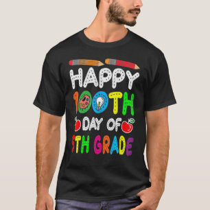 Happy 100th Day Of 5th Grade T-Shirt
