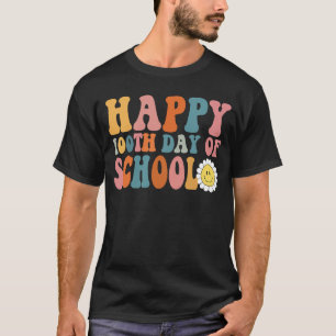 Happy 100th Day of Kindergarten School Teacher Stu T-Shirt