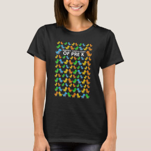 Happy 100th Day Of Pre k Dinosaur Toddlers Presch T-Shirt