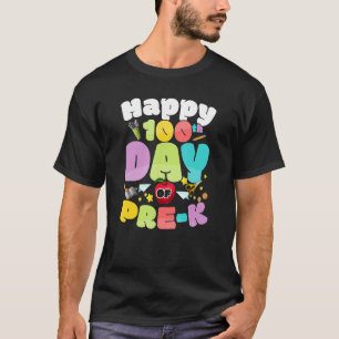 Happy 100th Day of Pre k  for Teachers Kids T-Shirt
