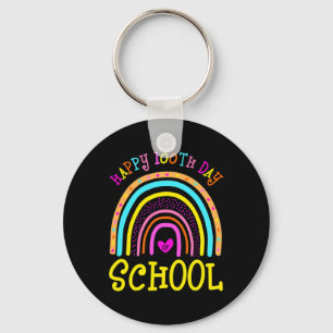 Happy 100th Day Of School 100 Days Brighter Girls Key Ring