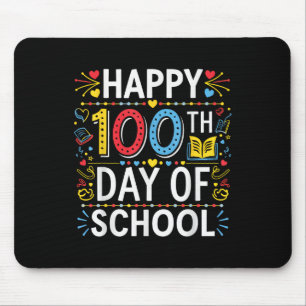Happy 100th Day Of School 100 Days Of School Boys Mouse Pad