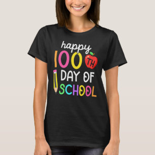 Happy 100th Day Of School 100 Days Of School Smart T-Shirt