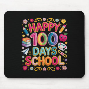 Happy 100th Day Of School 100 Days Of School Teach Mouse Pad