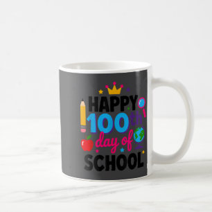 Happy 100th Day Of School 100 Days Smarter Teacher Coffee Mug