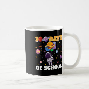 Happy 100th Day Of School Astronaut Space Planets Coffee Mug