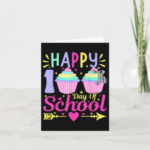 Happy 100th Day Of School Cupcake Lovers 100 Days Card