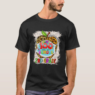 Happy 100Th Day Of School Face Mask 2Nd Second Gra T-Shirt