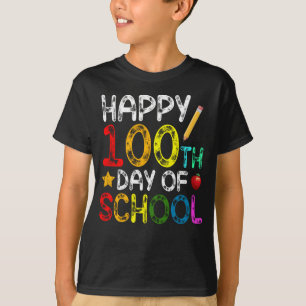 happy 100th day of school gift for boys girls T-Shirt