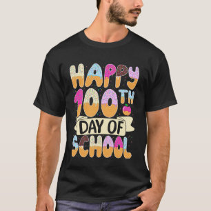 Happy 100th Day of School Kids Boys Girls 100 Days T-Shirt