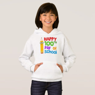 Happy 100th Day Of School Kids Hoodie