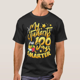Happy 100th Day Of School Leopard print teacher st T-Shirt