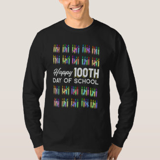 Happy 100th Day Of School Student 100 Days Of Scho T-Shirt