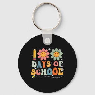 Happy 100th Day Of School Student Cute Boys Girls  Key Ring