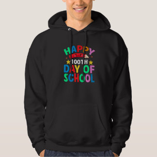 Happy 100th Day Of School Student Gift 100 Days Of Hoodie