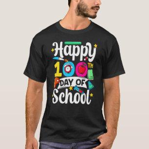 Happy 100Th Day Of School Sweet Cute 100 Days Team T-Shirt