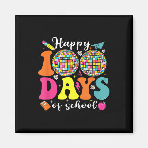 Happy 100th Day Of School Teacher Boys Girls Kids Magnet