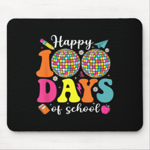 Happy 100th Day Of School Teacher Boys Girls Kids Mouse Pad