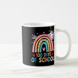 Happy 100th Day Of School Teacher Kids 100 Days Ra Coffee Mug