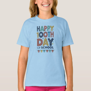 Happy 100th Day of School Teacher Life Shirt 
