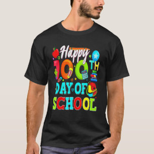 Happy 100th Day Of School Teacher Student 100 Days T-Shirt