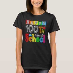 Happy 100th day of school teacher student 100 days T-Shirt