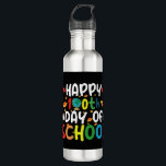 Happy 100th Day of School Teacher Student 710 Ml Water Bottle<br><div class="desc">Happy 100th Day of School 100 Days of School Teacher Student T-Shirt</div>