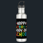 Happy 100th Day of School Teacher Student 710 Ml Water Bottle<br><div class="desc">Happy 100th Day of School 100 Days of School Teacher Student T-Shirt</div>