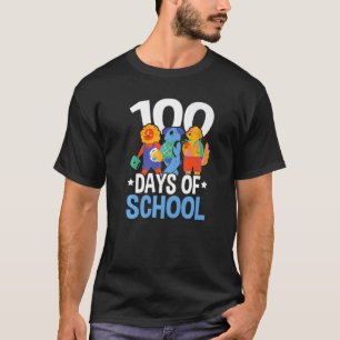 Happy 100th Day Of School Teacher Student Educator T-Shirt