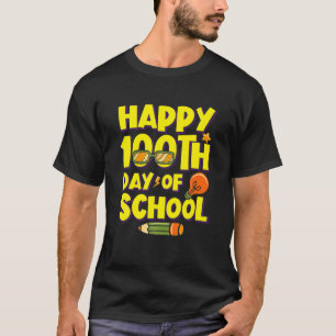 Happy 100Th Day Of School Teachers 100 Days 2022 T-Shirt