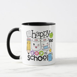 Happy 100th Day of School Teachers 100 Days Mug