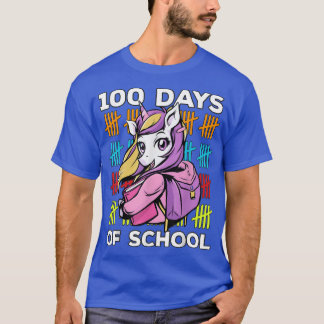 Happy 100th Day of School Teachers 100 Days  T-Shirt