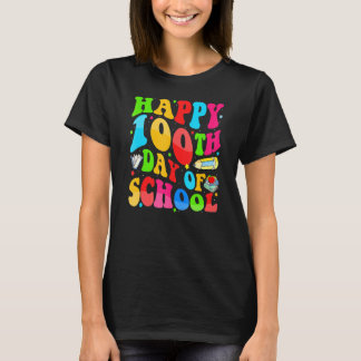 Happy 100th Day Of School Teachers Kids 100 Days O T-Shirt
