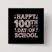 Happy 100th Day Of School Tie Dye Rainbow 100 Days