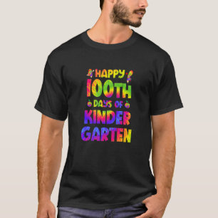 Happy 100th Day Of Smarter Kindergarten 100 Days T T-Shirt