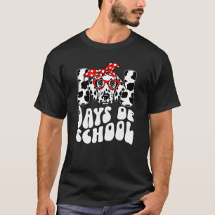 Happy 101 Days School Cute Dog 100 Days Smarter St T-Shirt