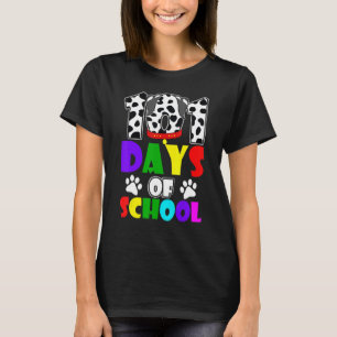 Happy 101 Days School Cute Dog Lover Student Or Te T-Shirt