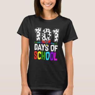 Happy 101 Days School Cute Dogs Lovers Student or T-Shirt