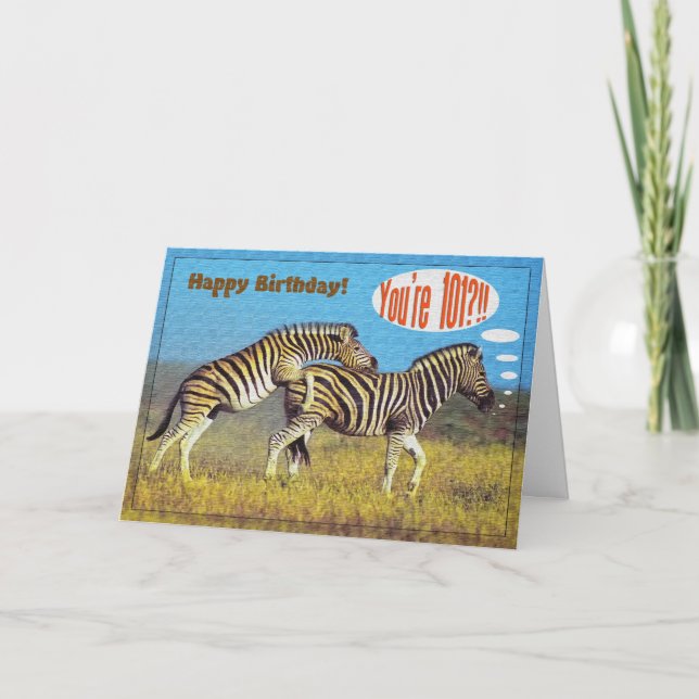 Happy 101st Birthday card (Front)