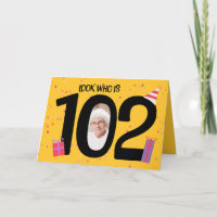 Happy 102nd Birthday Big 102 Picture Frame