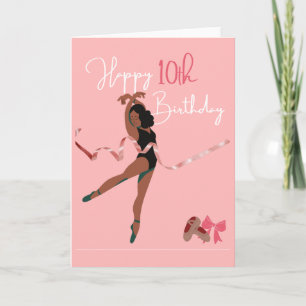 Happy 10th Birthday Girl Card