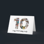 Happy 10th Birthday Number 10 Custom Photo Collage Card<br><div class="desc">Mark ten years of wonderful memories and adventures with this captivating 10th Birthday Number Photo Collage. This customisable template is the perfect blend of creativity and sentiment, allowing you to create a truly memorable gift for your loved one's special day. Capture the essence of incredible years in a single masterpiece...</div>