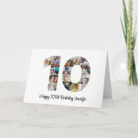 Happy 10th Birthday Number 10 Custom Photo Collage