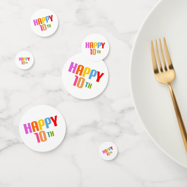 Happy 10th confetti (Group)