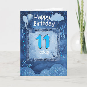 Happy 11th Birthday Card
