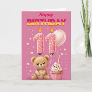 Happy 11th Birthday Card